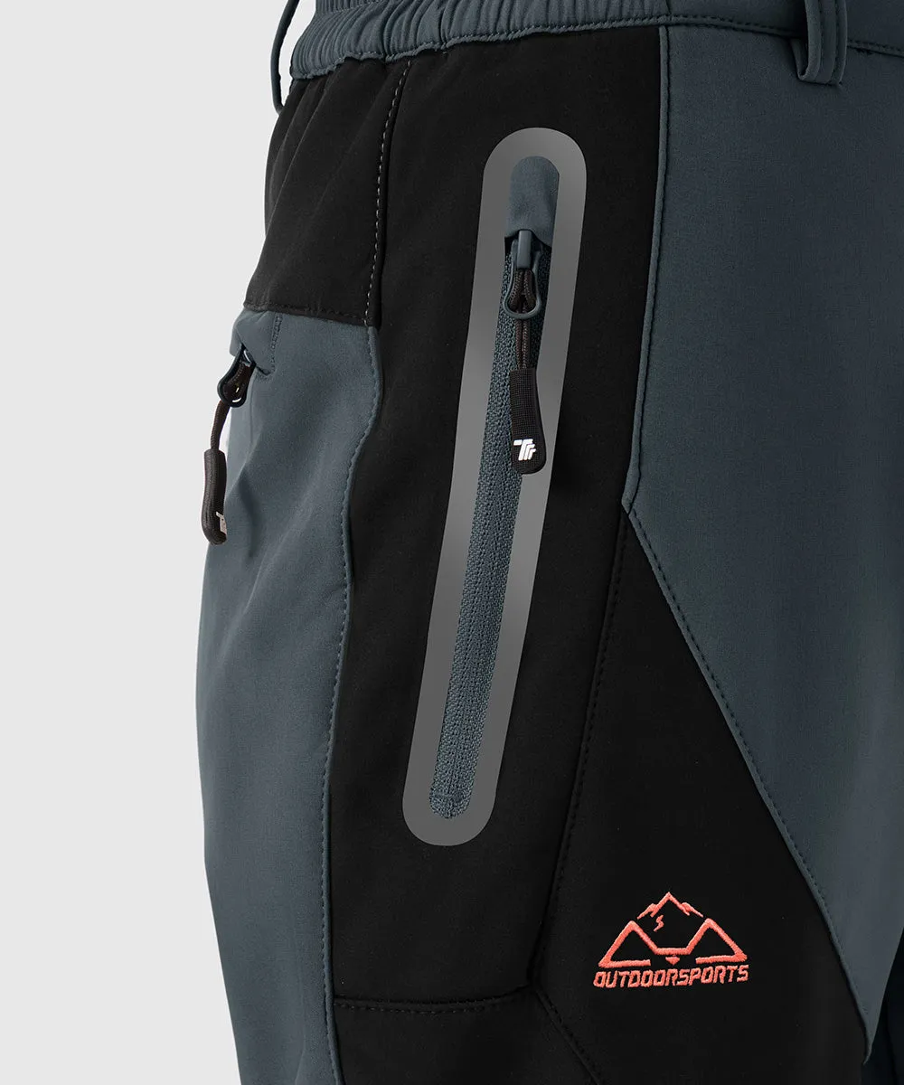 Women's Windproof Fleece Lined Hiking Pants