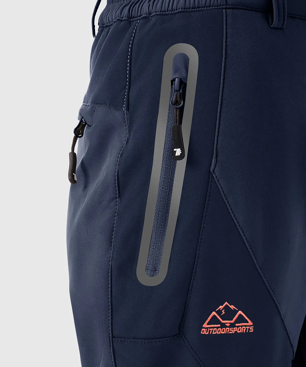 Women's Windproof Fleece Lined Hiking Pants
