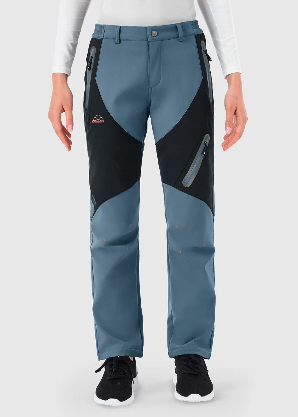 Women's Windproof Fleece Lined Hiking Pants
