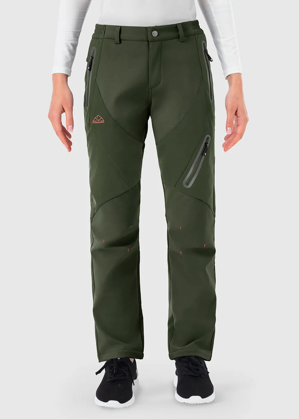 Women's Windproof Fleece Lined Hiking Pants