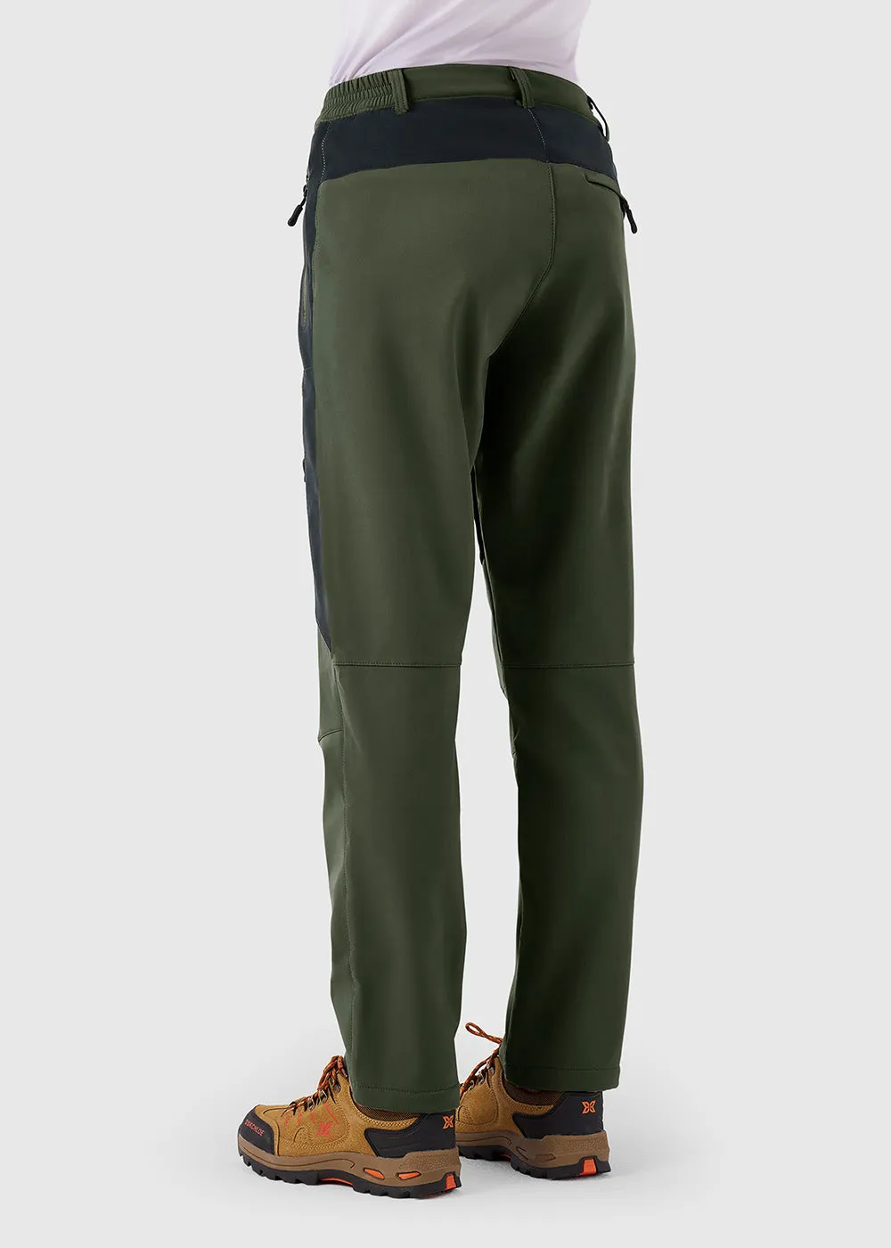 Women's Windproof Fleece Lined Hiking Pants