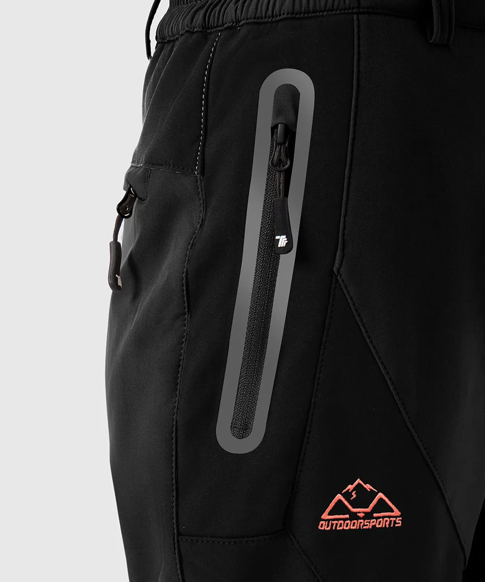 Women's Windproof Fleece Lined Hiking Pants
