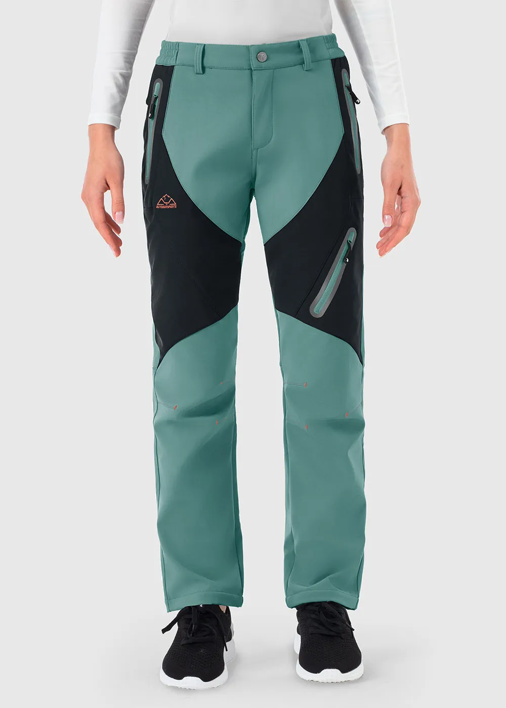 Women's Windproof Fleece Lined Hiking Pants