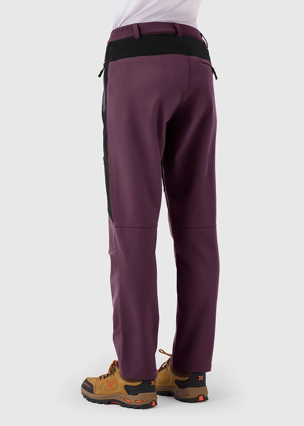 Women's Windproof Fleece Lined Hiking Pants