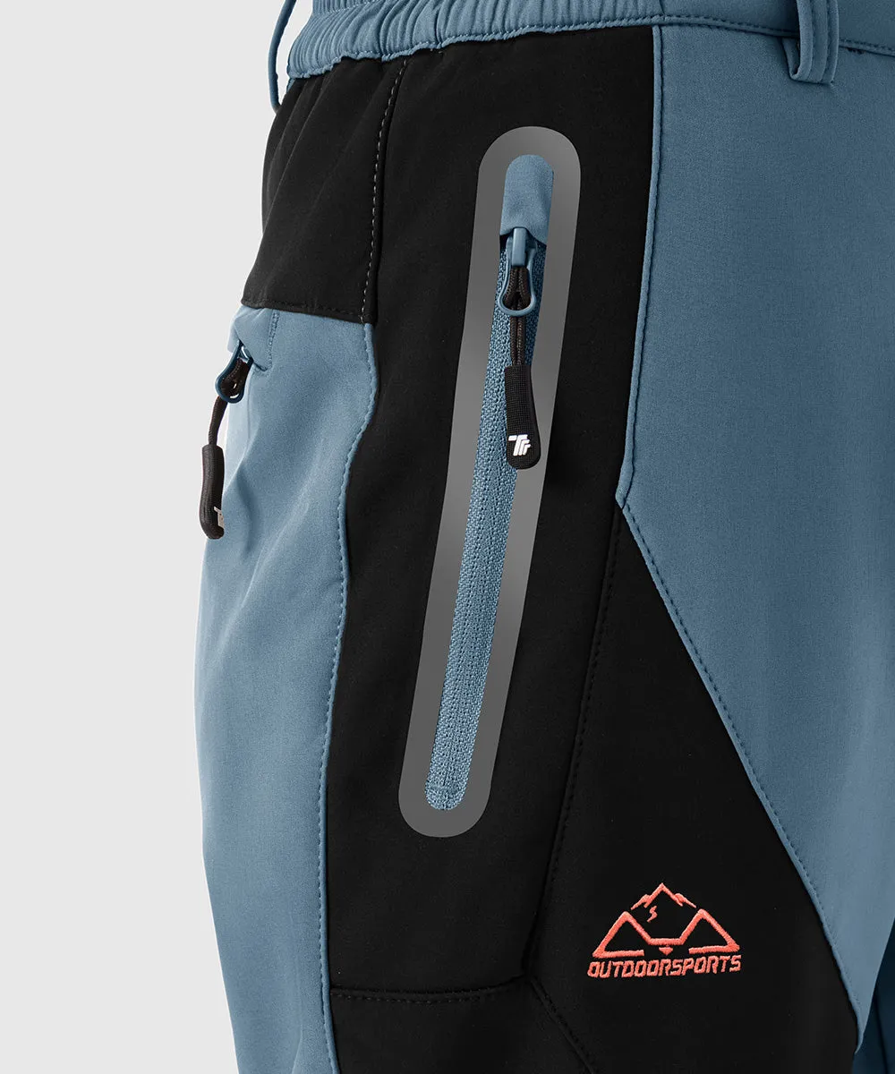 Women's Windproof Fleece Lined Hiking Pants