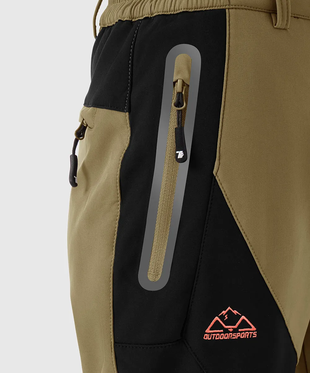 Women's Windproof Fleece Lined Hiking Pants